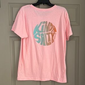 Roxy “Kinda Salty” Graphic T-Shirt Size XL
